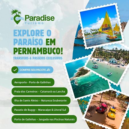 Flat Praia Dos Carneiros Eco Resort 26 Тамандаре Екстер'єр фото